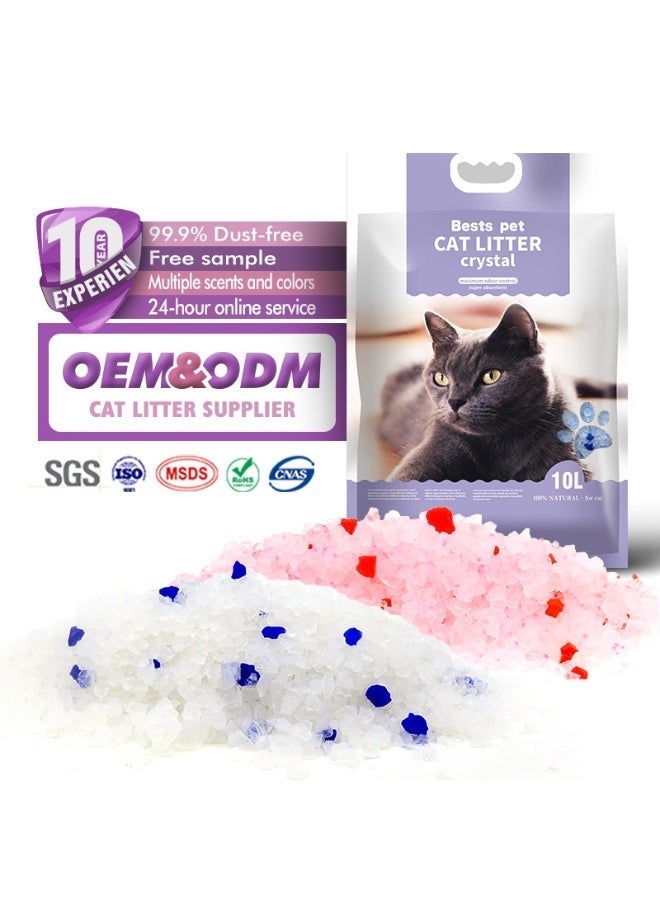 10litter 4.2kg,Cat litter,crystal cat litter,excellent cat litter,silica gel cat litter - Image 4